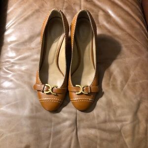 Chloe brown heels sz 39 with buckle